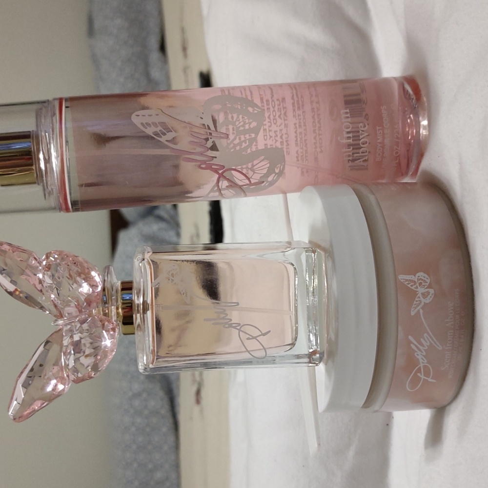 Dolly Parton Scent From Above fragrance. 3 separate pieces.